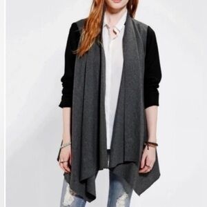 Staring at Stars Wool Blend open-front waterfall cardigan sweater Size Large